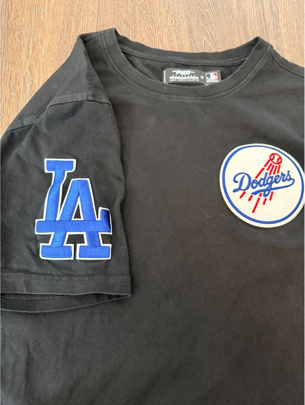Pro Standard LA Dodgers Black Patch T-Shirt Men’s Medium MLB Streetwear